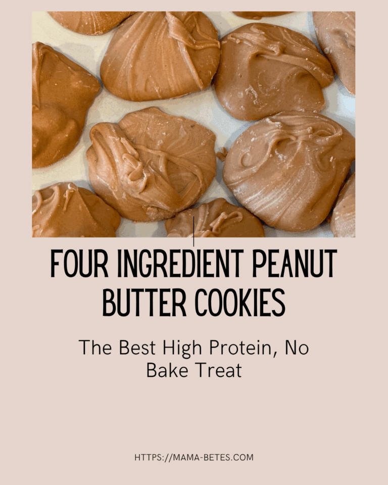 Featured image for four ingredient peanut butter cookies