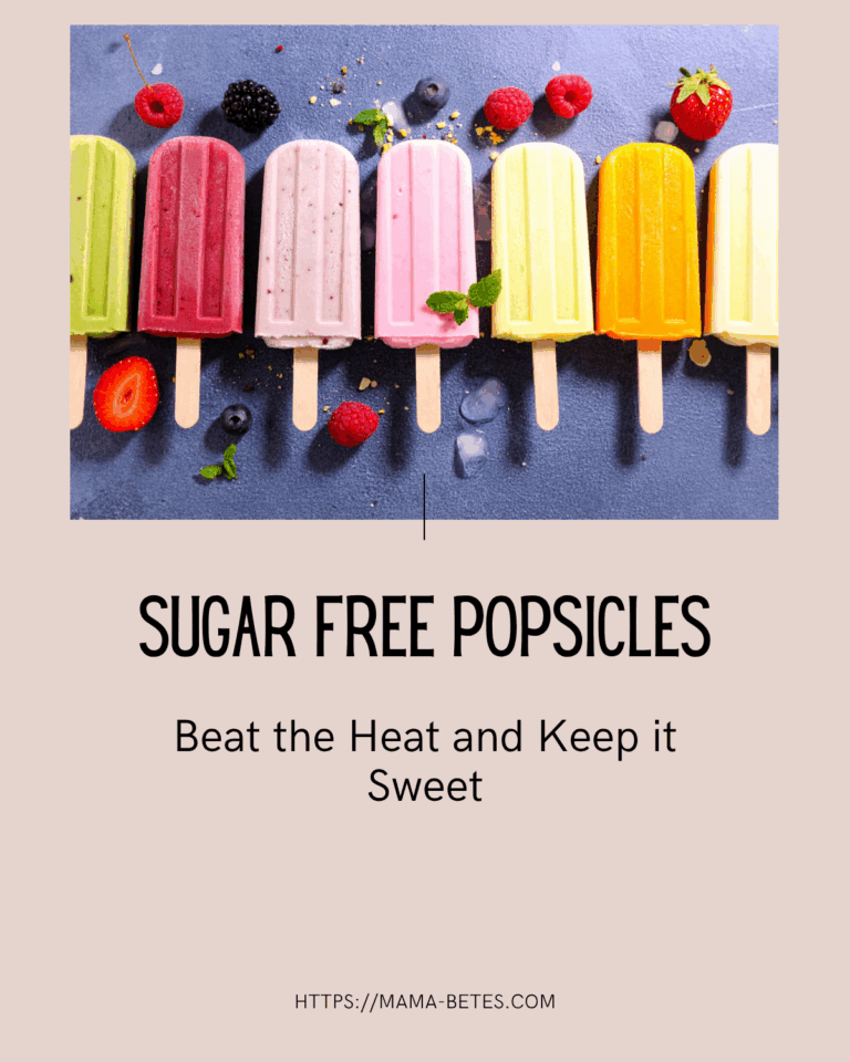 Featured image for sugar free popsicles blog post