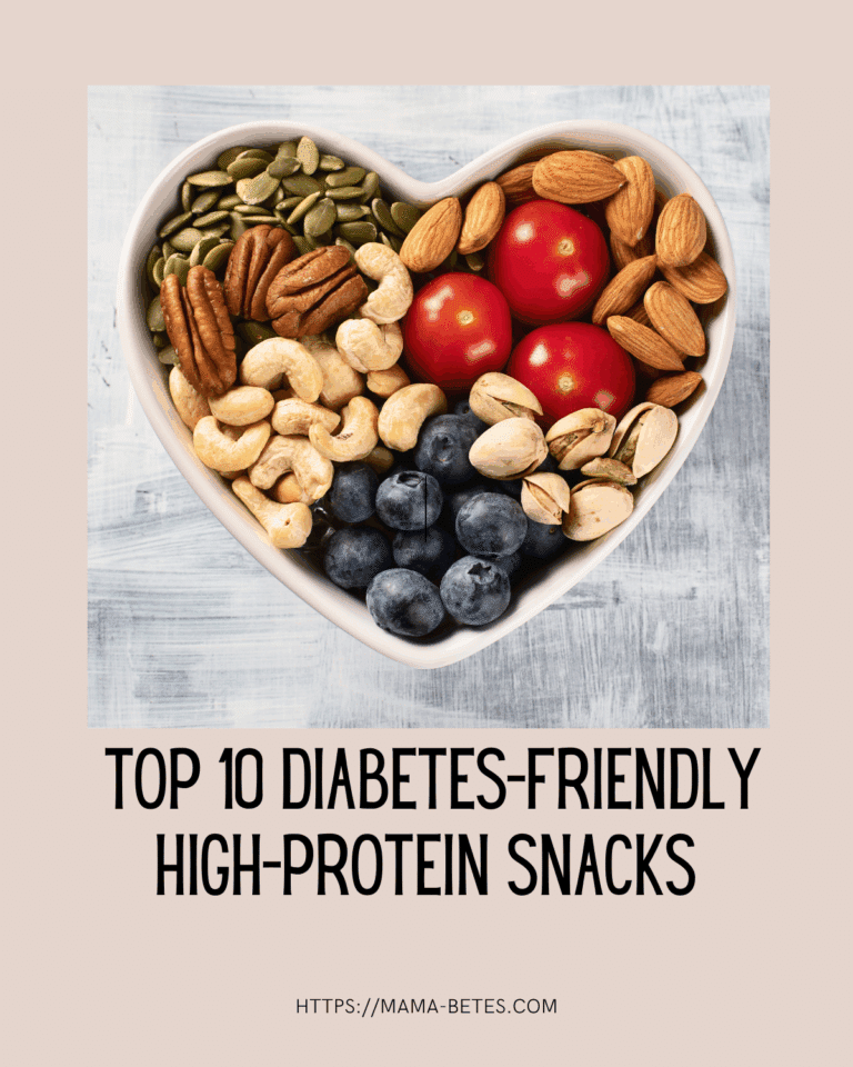 Featured image for blog post about diabetes-friendly high protein snacks