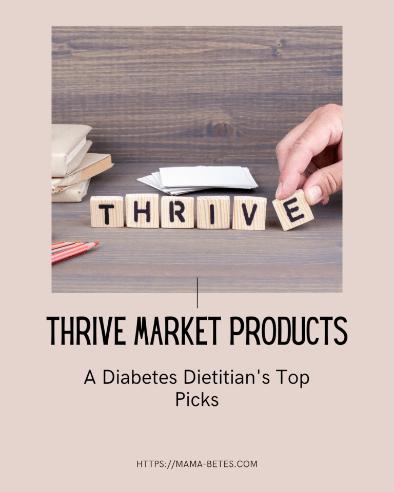 Thrive Market Products: A Diabetes Dietitan's Top Picks Featured Image