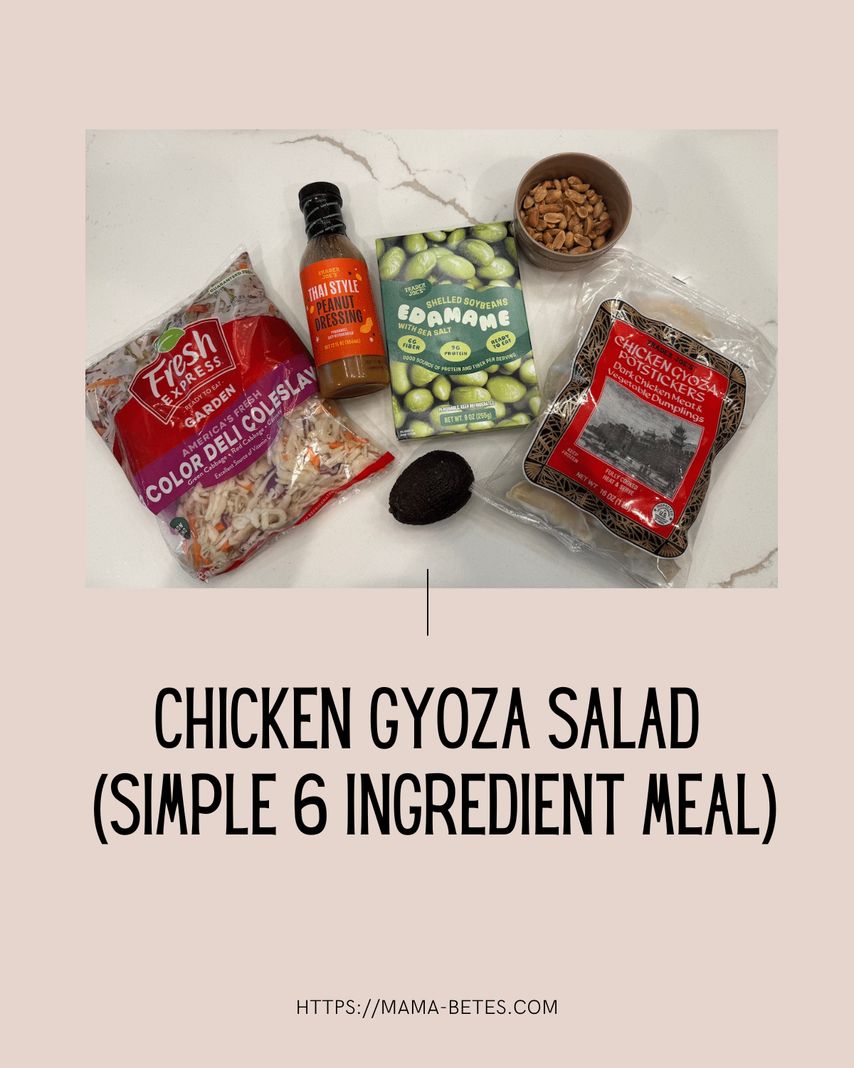 Featured image for Chicken gyoza salad recipe